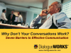 Why Don't Your Conversations Work?